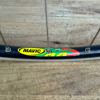 Vintage! Mavic MA3 Campagnolo Record Hubs Rim Brake Alloy Bike Wheelset 700c