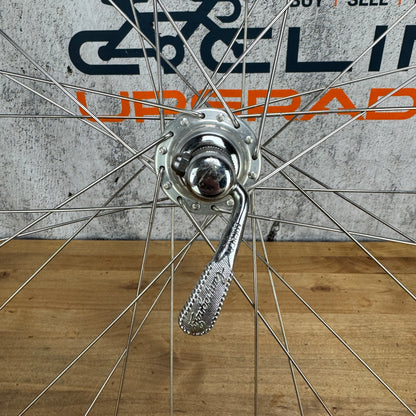 Vintage! Mavic MA3 Campagnolo Record Hubs Rim Brake Alloy Bike Wheelset 700c