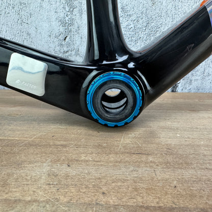 Mint! 2025 Factor O2 VAM 54cm Carbon Frameset 2062g Premium Package Chrome