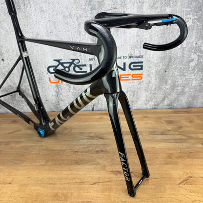 Mint! 2025 Factor O2 VAM 54cm Carbon Frameset 2062g Premium Package Chrome