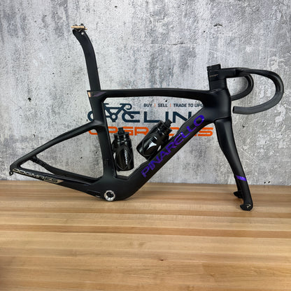 Low Mile! Pinarello Dogma F ES Tissot Size 465 (51.5cm TT) Carbon Disc Frameset