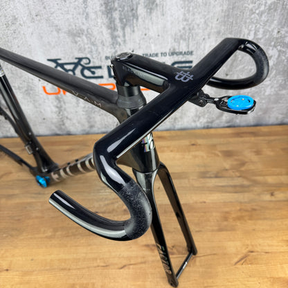 Mint! 2025 Factor O2 VAM 54cm Carbon Frameset 2062g Premium Package Chrome