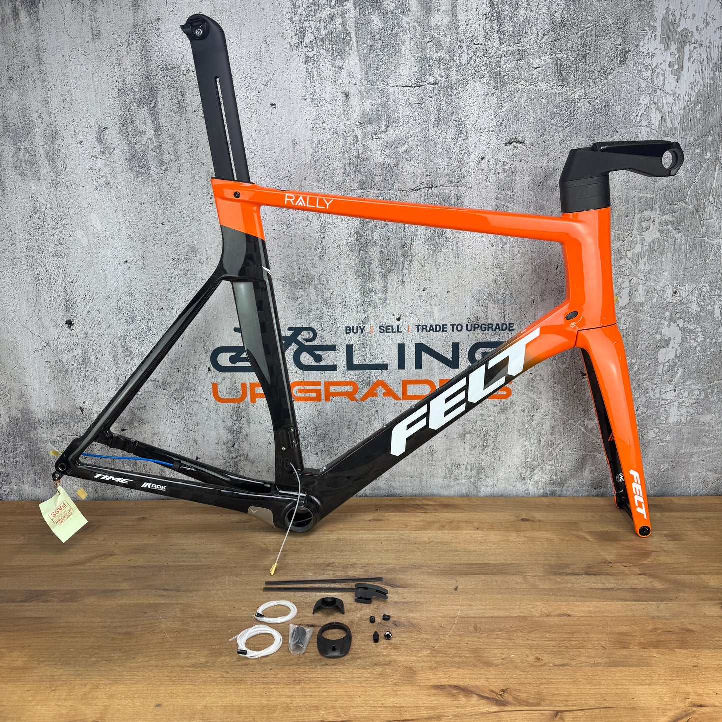 New! 2020 Felt AR Advanced Team Rally 61cm Carbon Disc Frameset 700c Orange