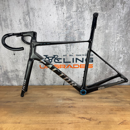 Mint! 2025 Factor O2 VAM 54cm Carbon Frameset 2062g Premium Package Chrome