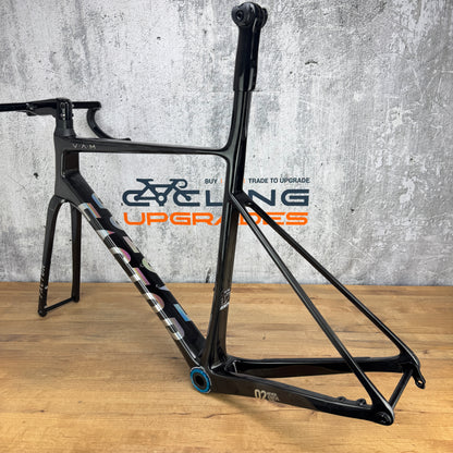 Mint! 2025 Factor O2 VAM 54cm Carbon Frameset 2062g Premium Package Chrome