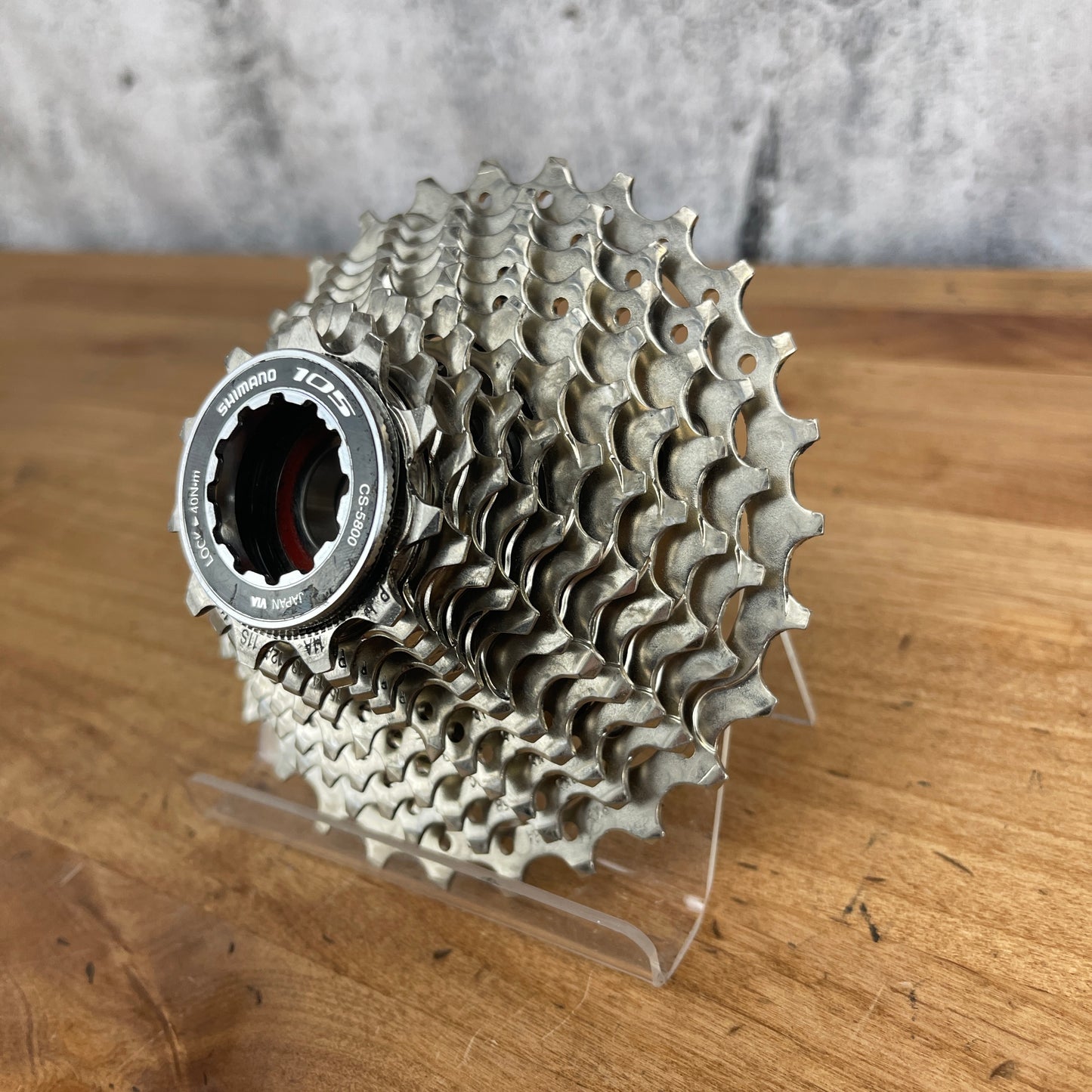 Shimano 105 CS-5800 11-28t 11-Speed Bicycle Cassette "Typical Wear" 276g