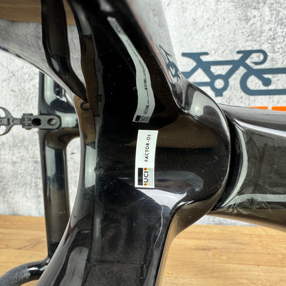 Mint! 2025 Factor O2 VAM 54cm Carbon Frameset 2062g Premium Package Chrome