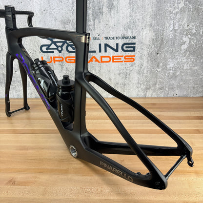 Low Mile! Pinarello Dogma F ES Tissot Size 465 (51.5cm TT) Carbon Disc Frameset