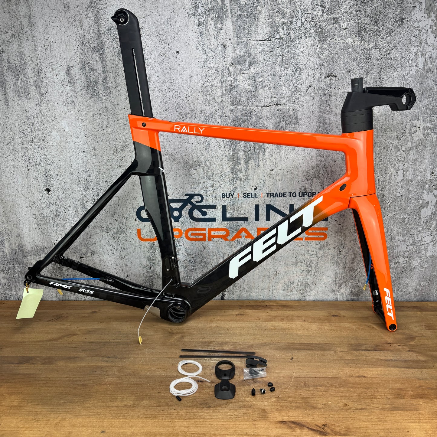 New! 2020 Felt AR Advanced Team Rally 58cm Carbon Disc Frameset 700c Orange