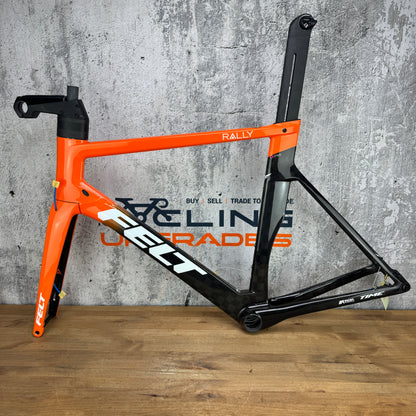 New! 2020 Felt AR Advanced Team Rally 58cm Carbon Disc Frameset 700c Orange