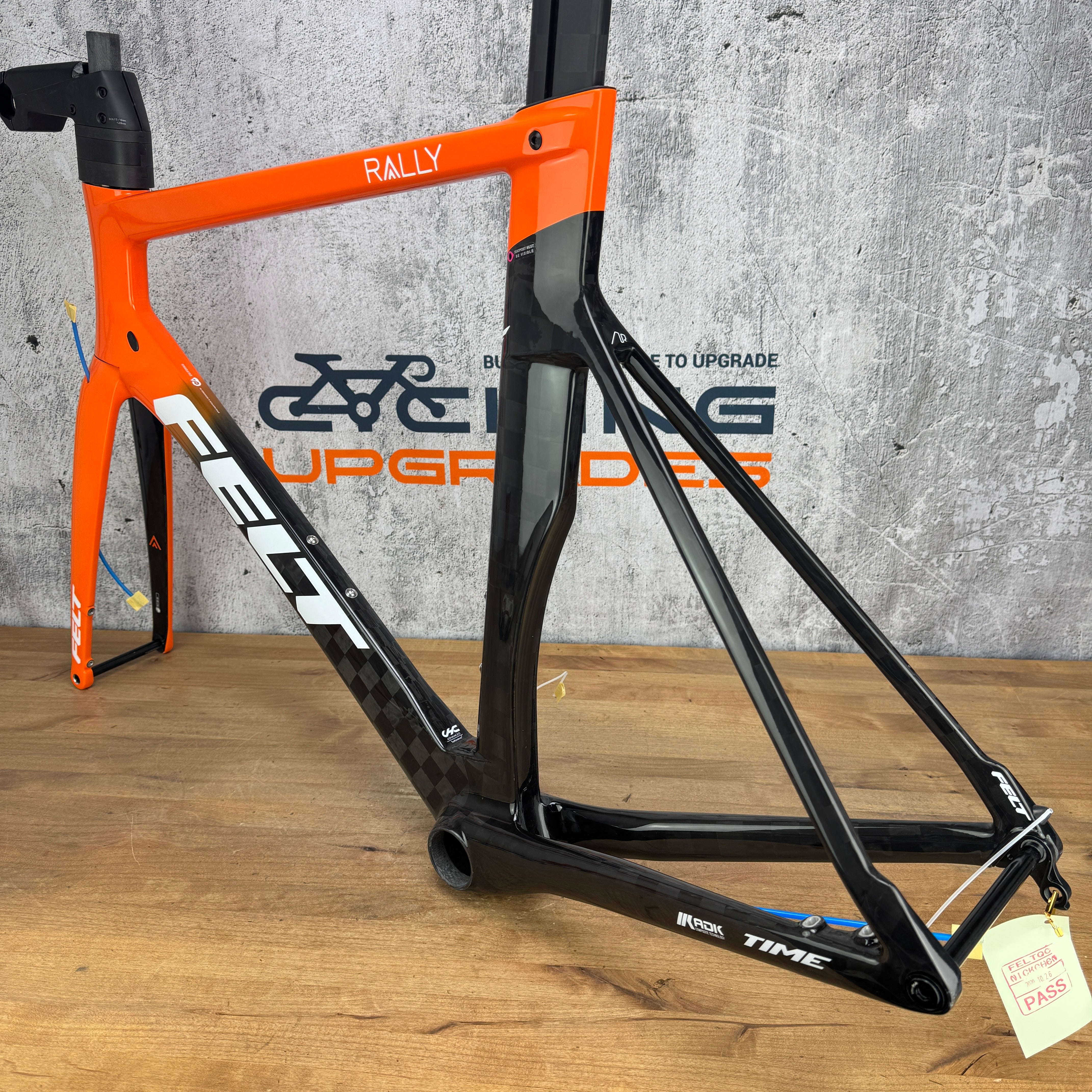 New! 2020 Felt AR Advanced Team Rally 58cm Carbon Disc Frameset
