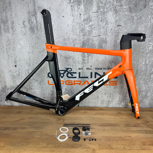 New! 2020 Felt AR Advanced Team Rally 56cm Carbon Disc Frameset 700c Orange
