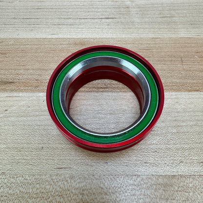 Wolf Tooth EC44/40 Red Lower Headset Bearing and Cup 48g