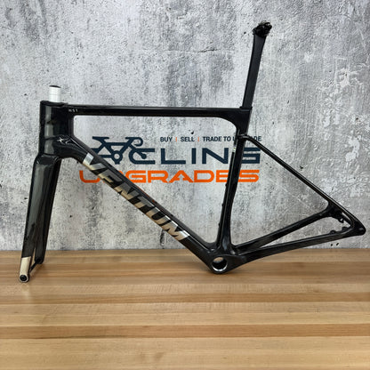 Low Mile! Ventum NS1 Onyx Medium Carbon Disc Brake Frameset 700c 1586g