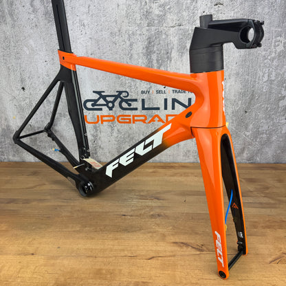 New! 2020 Felt AR Advanced Team Rally 54cm Carbon Disc Frameset 700c Orange