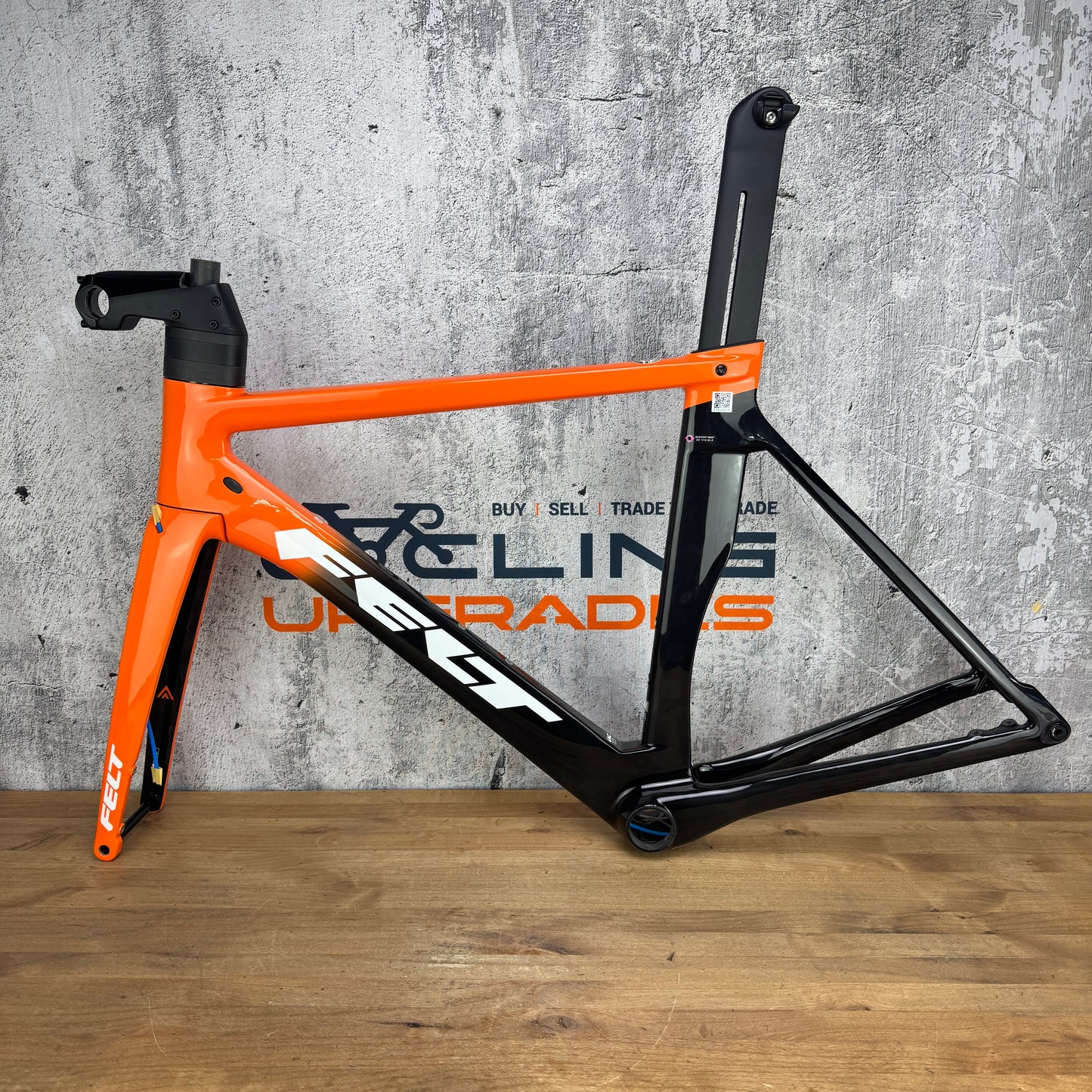 New! 2020 Felt AR Advanced Team Rally 54cm Carbon Disc Frameset 700c Orange