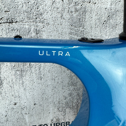 New! 3T Exploro Ultra 61cm Indigo Carbon Gravel Disc Brake Frameset 700c 2402g