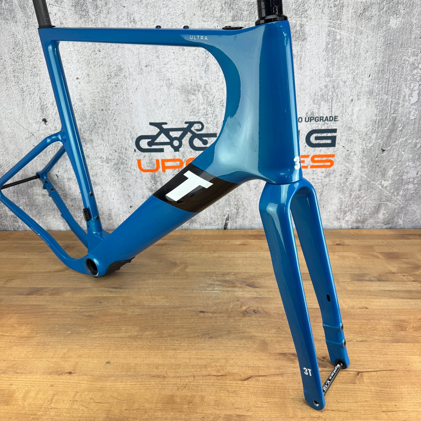 New! 3T Exploro Ultra 61cm Indigo Carbon Gravel Disc Brake Frameset 700c 2402g