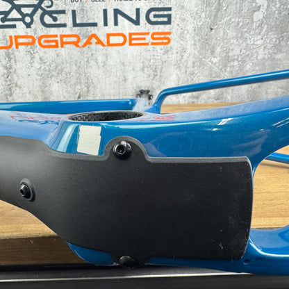 New! 3T Exploro Ultra 61cm Indigo Carbon Gravel Disc Brake Frameset 700c 2402g