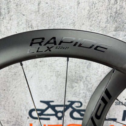 Low Mile! Roval Rapide CLX II Carbon Tubeless Disc Brake Wheelset 700c 1481g