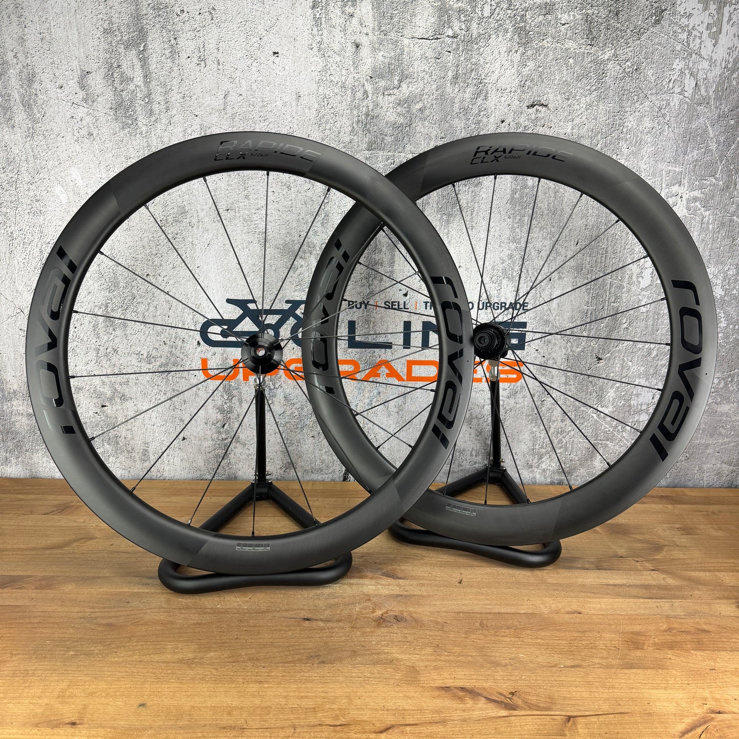 Low Mile! Roval Rapide CLX II Carbon Tubeless Disc Brake Wheelset 700c 1481g