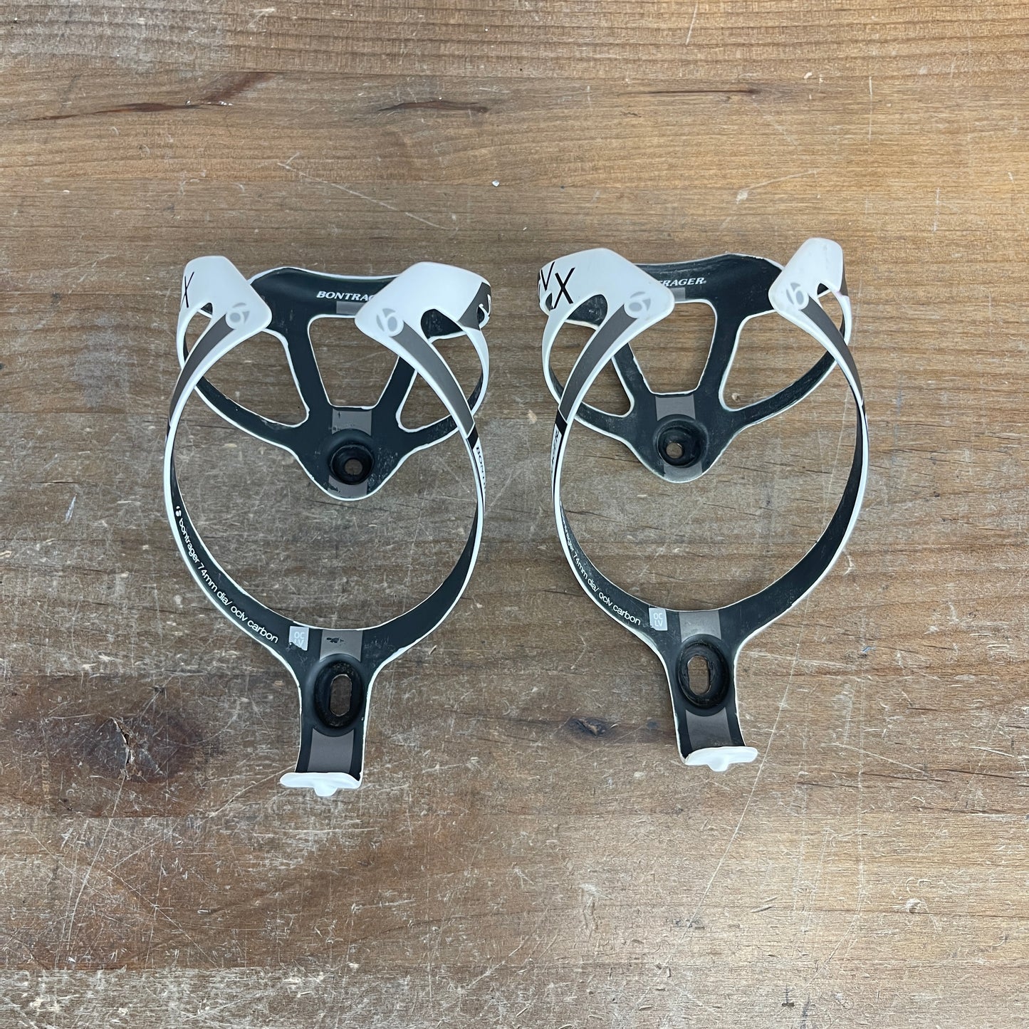 Bontrager XXX Lite Carbon Road Bike Water Bottle Cages Pair 38g