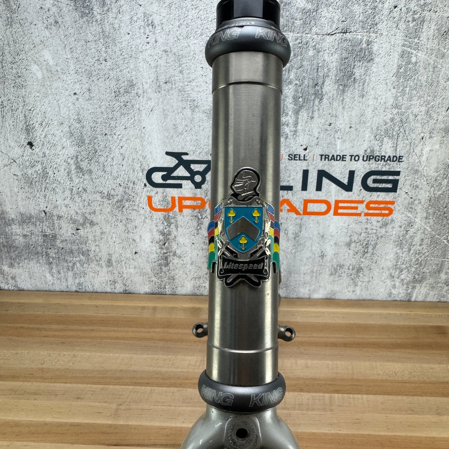 Vintage! 2001 Litespeed Classic 58x60cm Rim Brake Titanium Frameset 700c Chris King