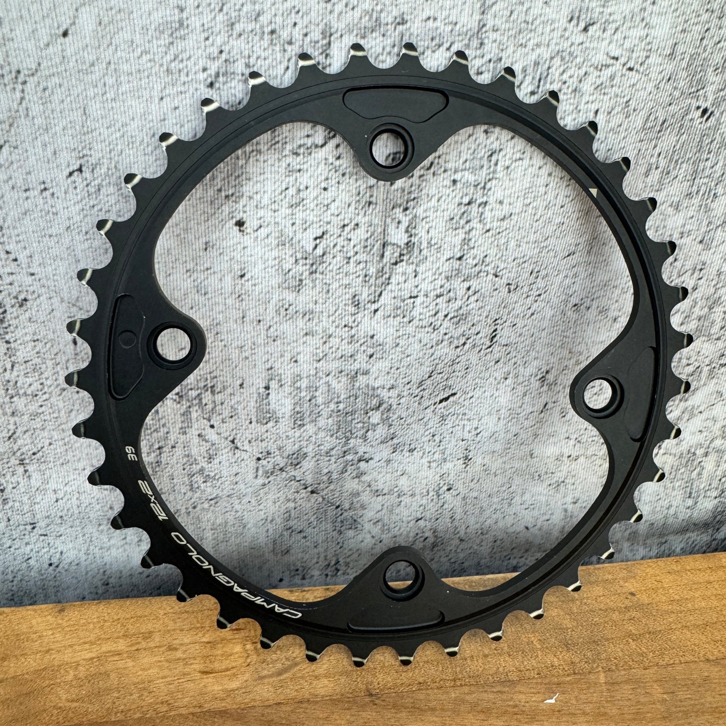 Campagnolo Super Record 12-Speed 53/39t 4-Arm 146/112BCD Chainring Set 148g