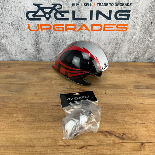 Giro Selector Race M/L 55-61cm TT/Triathlon Aero Cycling Helmet + Visor