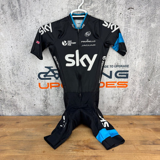 Rapha Pro Team SS Road Race Aero Medium Team Sky Geraint Thomas Cycling Skinsuit