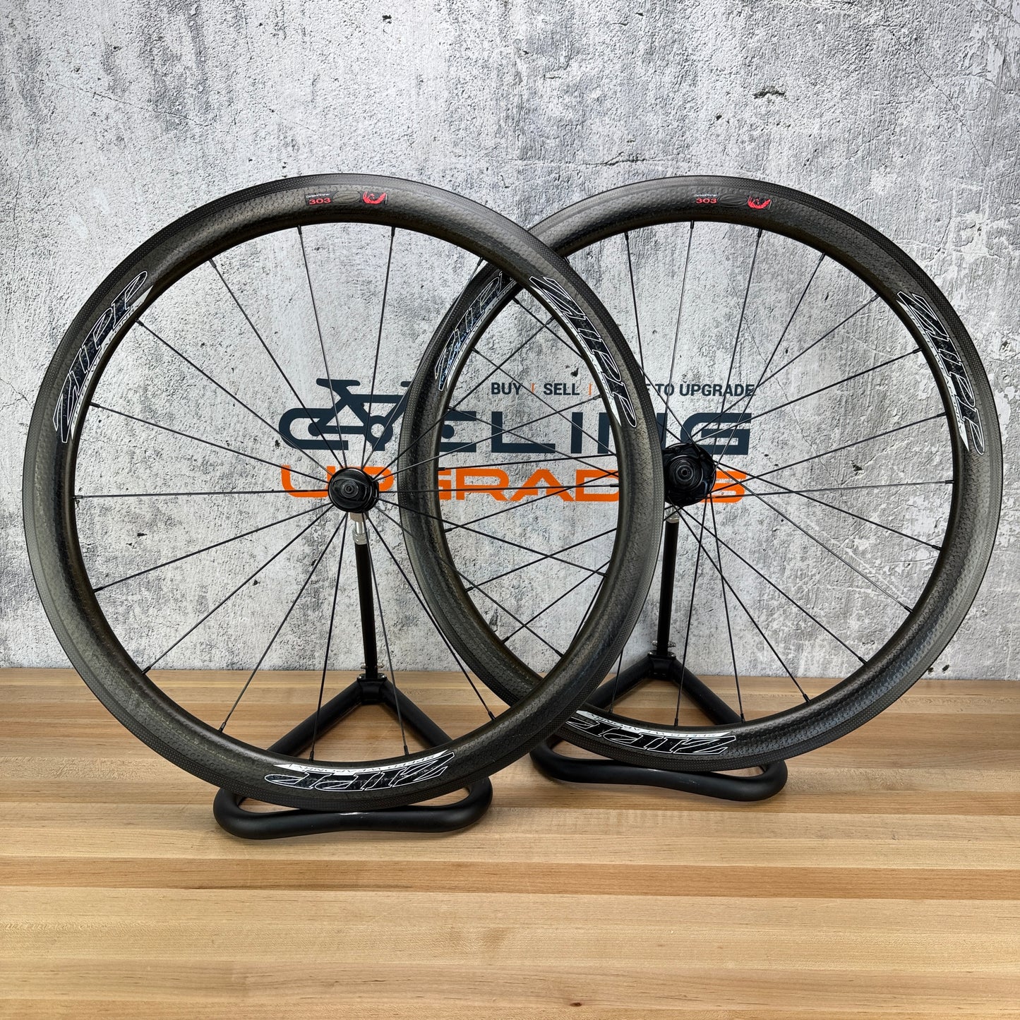 Zipp Speed Weaponry Firecrest 303 Carbon Clincher Wheelset 700c Rim Brake 1542g