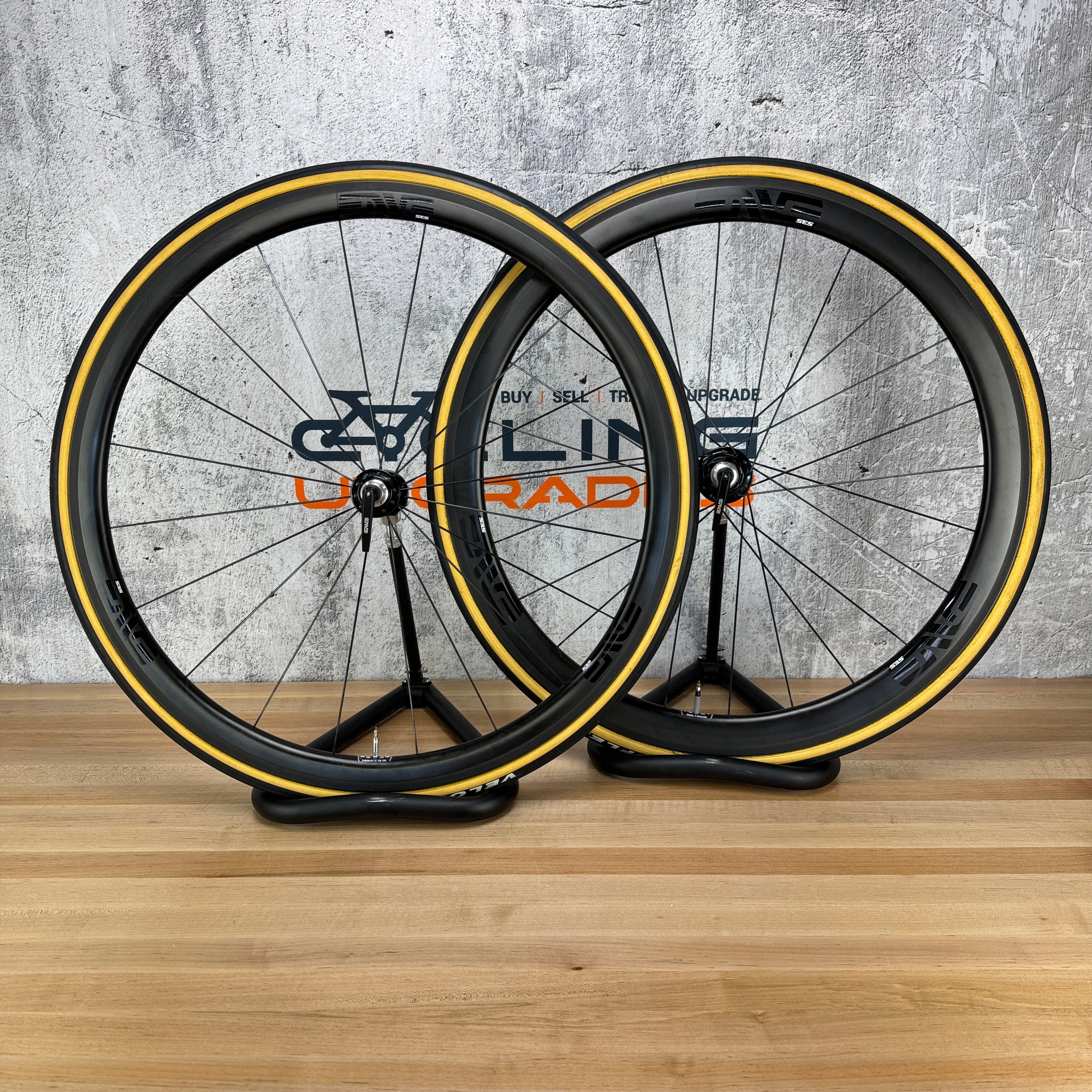 Mint Enve SES 3.4 Carbon Tubular Wheelset 700c Rim Brake Chris
