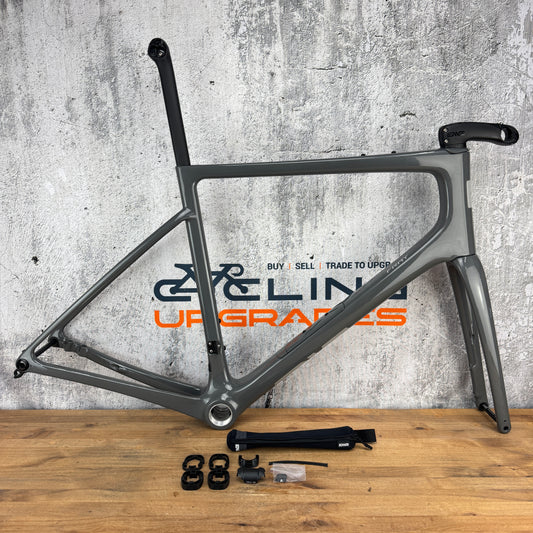 Mint! Enve Fray Ash 60cm Disc Brake Carbon Gravel Bike Frameset 700c 2256g