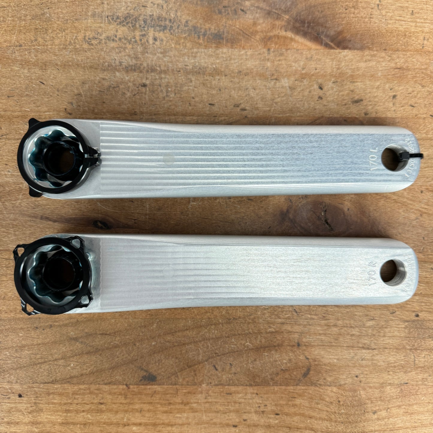 New! Garbaruk 170mm Silver Road/Gravel Bike Crankset Crank Arms 416g