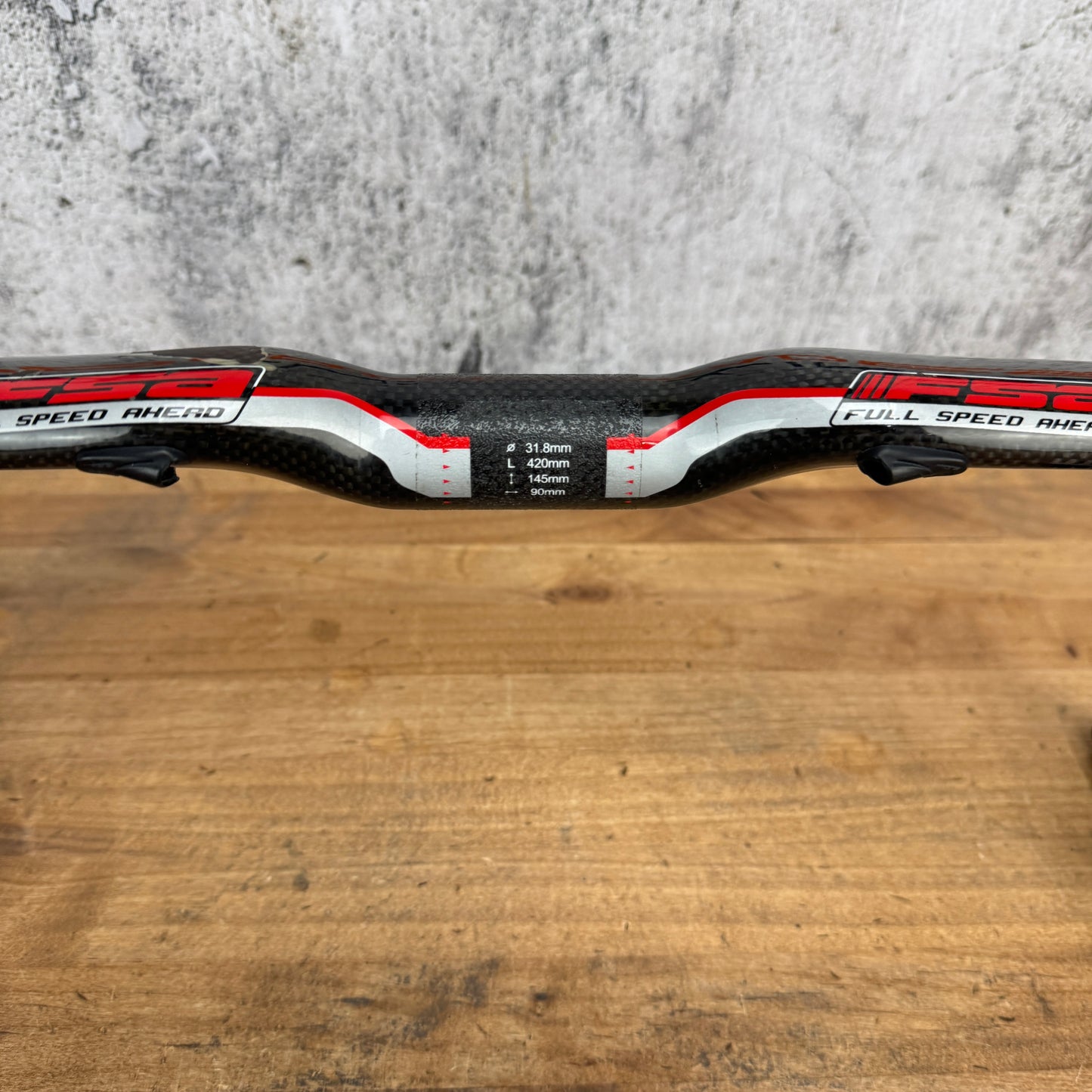 FSA K-Wing Carbon 31.8mm 42cm Internal Routing Carbon Bike Drop Handlebar 280g