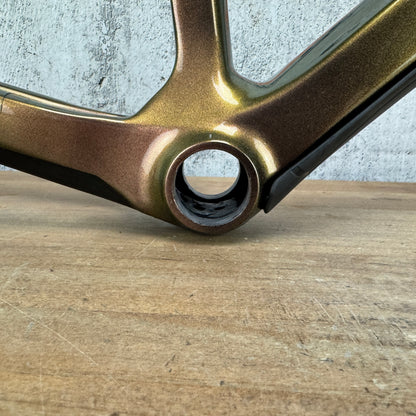 Mint! Basso Palta II Medium Carbon Gravel Disc Frameset 700c Gold Bum 2729g