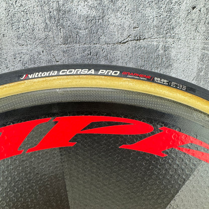 Zipp 900 Full Disc Carbon Tubular Rear Wheel 700c Rim Brake Vittoria Corsa Pro