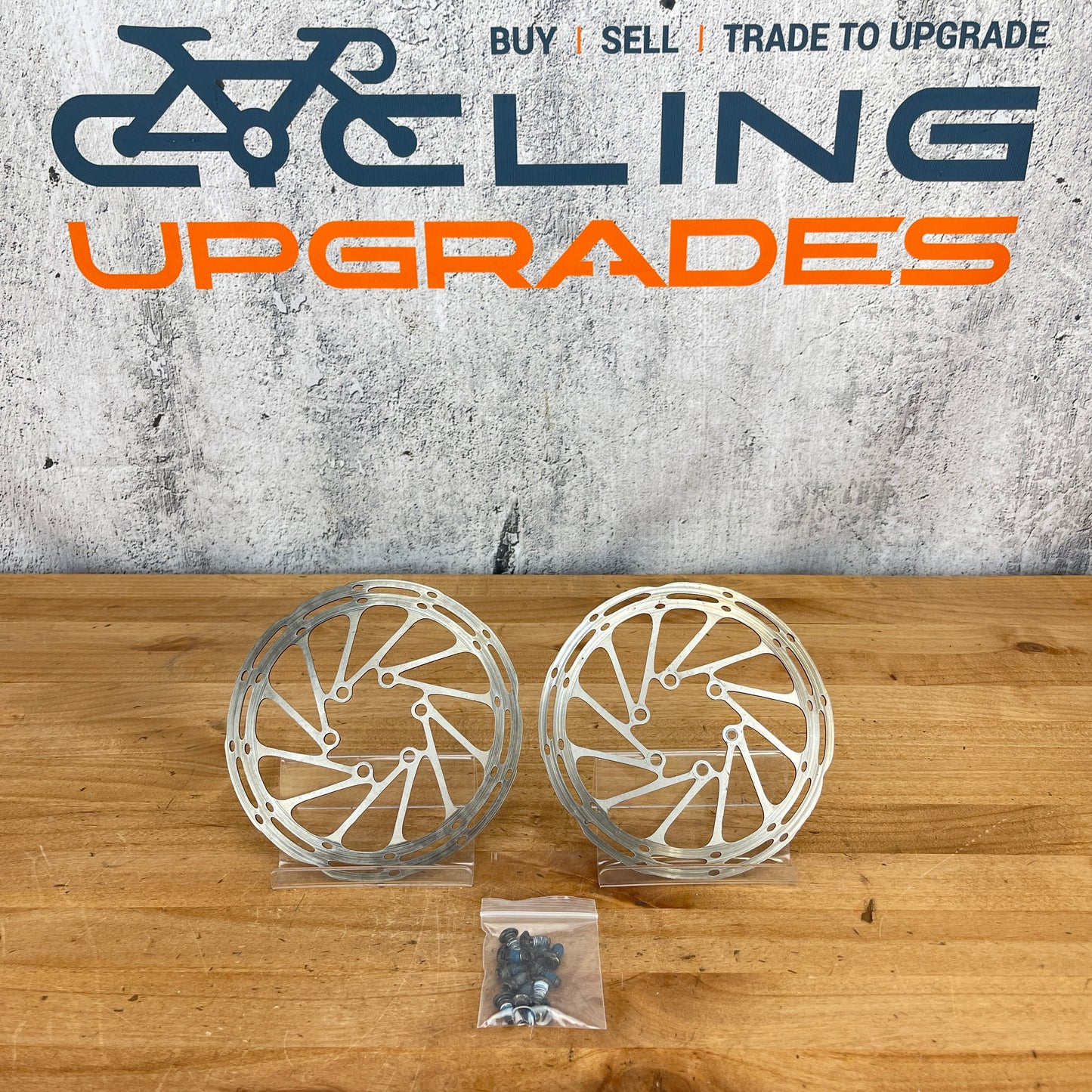 SRAM Centerline 140mm 6-Bolt Disc Brake Pair 2x Bike Rotors 200g