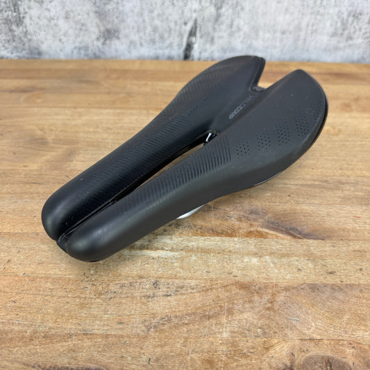 Light Use! Bontrager Hilo Comp 134mm 7x7mm Alloy Rails Tri/TT Bike Saddle 352g