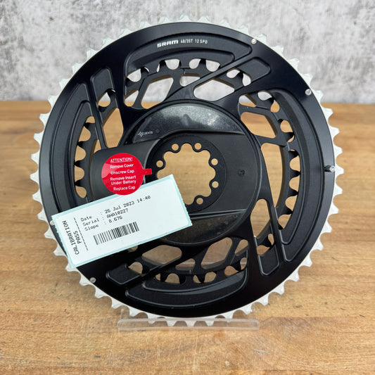 New! SRAM Force AXS D2 Quarq Power Meter 48/35t 12-Speed Chainring Set MSRP $660