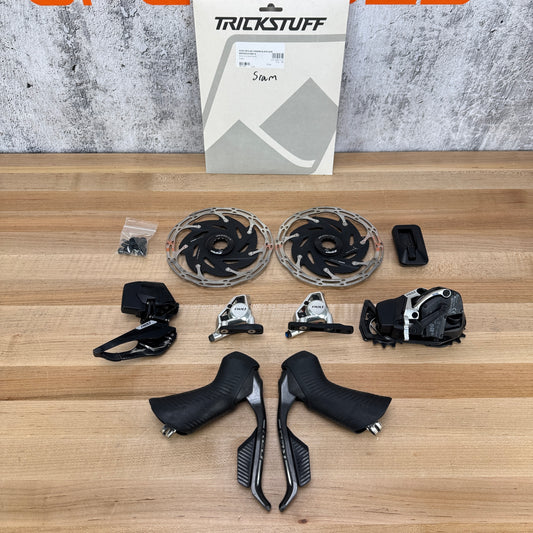 Low Mile! SRAM Red AXS E1 Electronic Hydraulic 12-Speed Mini Groupset