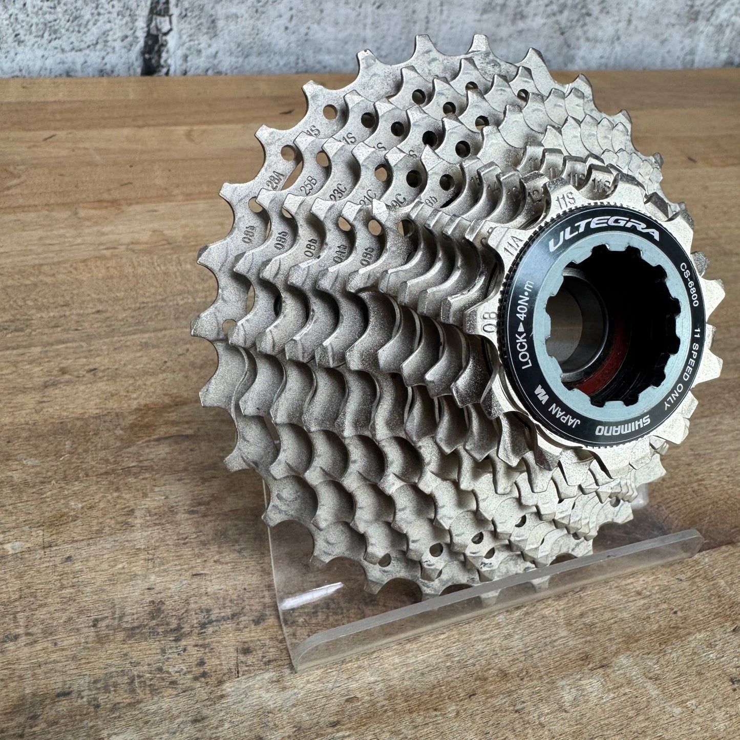 Shimano Ultegra CS-6800 11-28t 11-Speed "Light Wear" Bike Cassette 249g