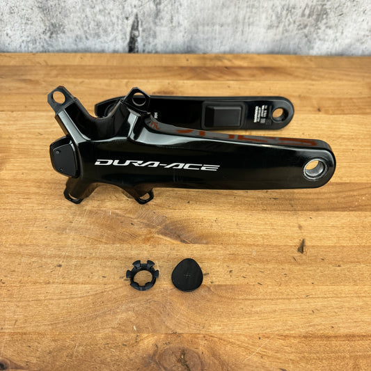 Low Mile! Shimano Dura-Ace FC-R9200-P 172.5mm Alloy Power Meter Crank Arms 4-Bolt