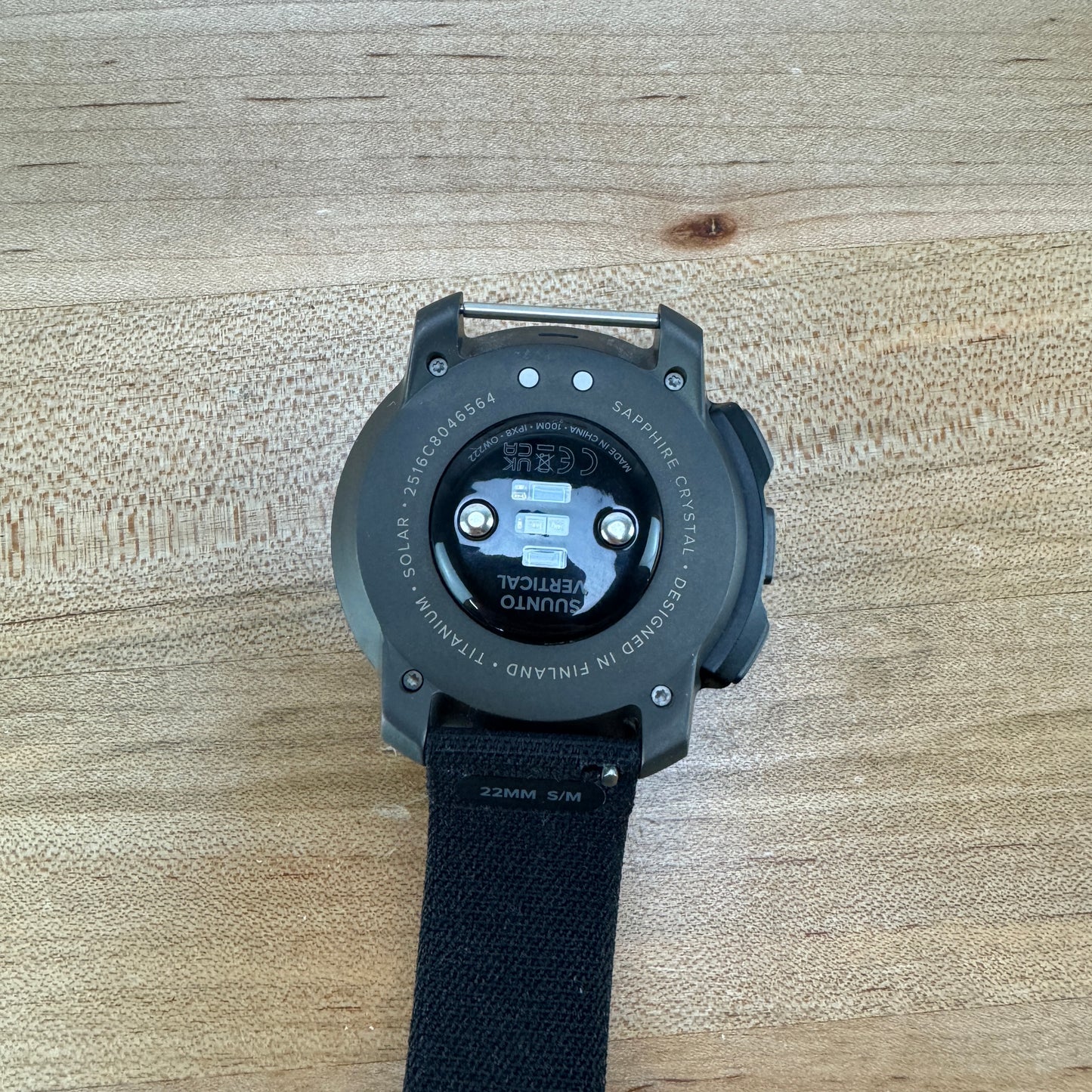 Light Use! Suunto Vertical Titanium Solar GPS Watch + S/M Strap