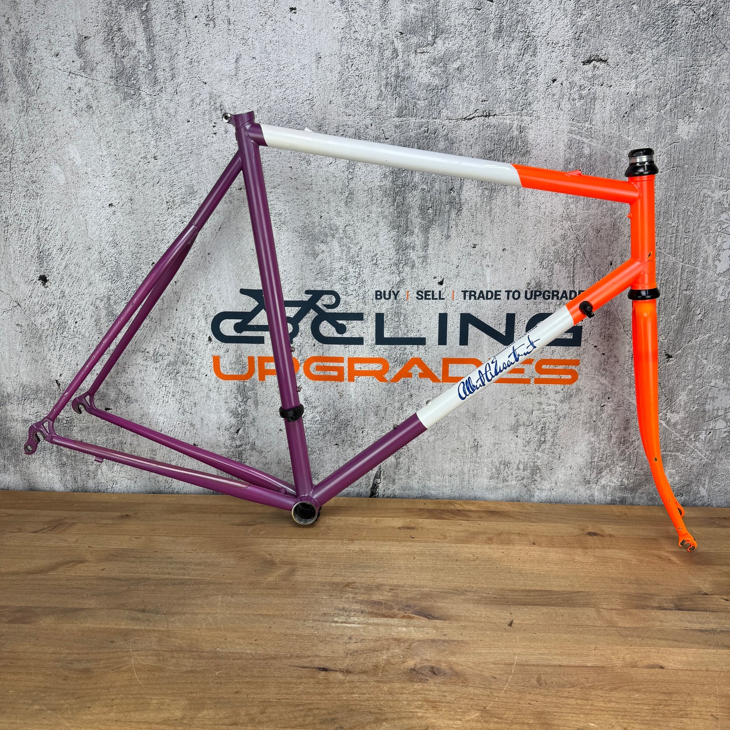 Vintage! 1994 Albert Eisentraut 56cm Rim Brake Steel Frameset 700c 2664g
