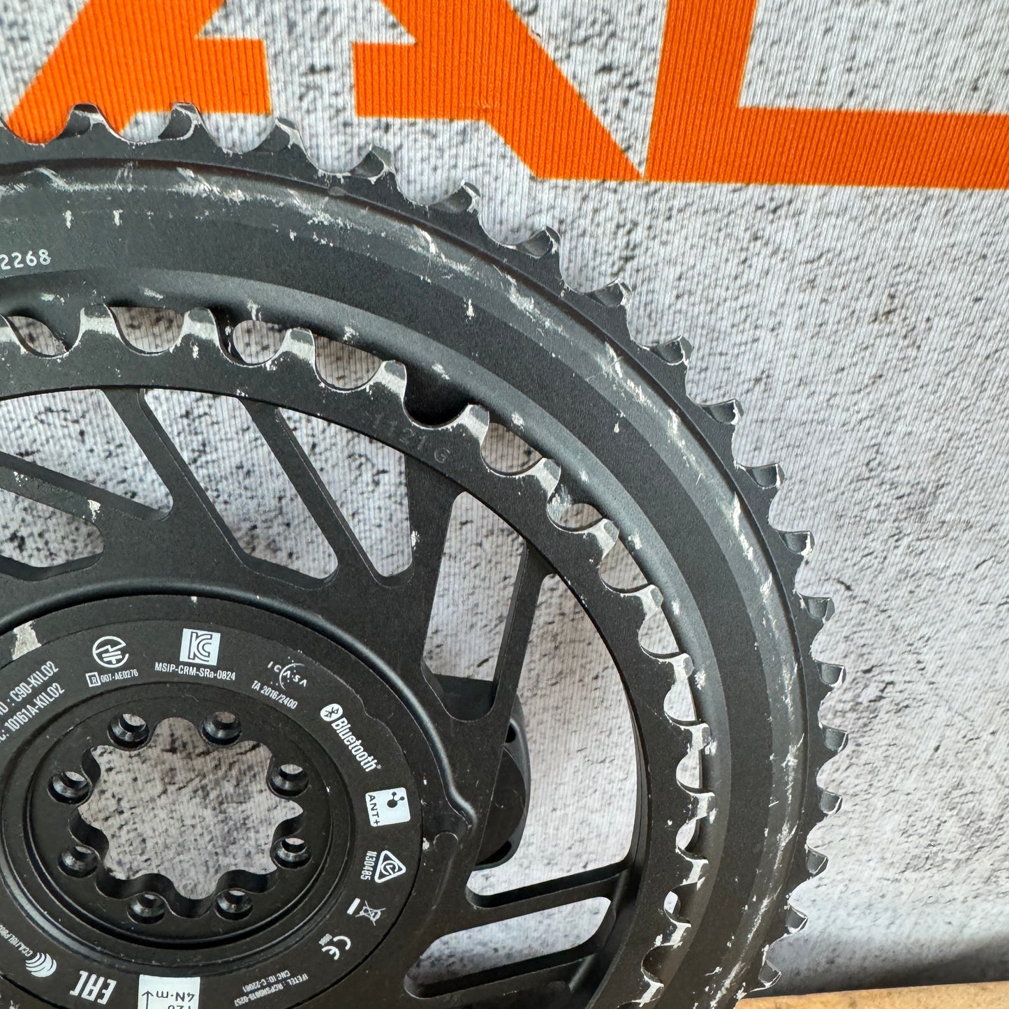 Low Mile! SRAM Red AXS D1 54/41t 12-Speed Power Meter Chainring Set 308g