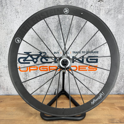 Lightweight Meilenstein 24E Carbon Clincher Rear Wheel 700c Rim Brake 738g