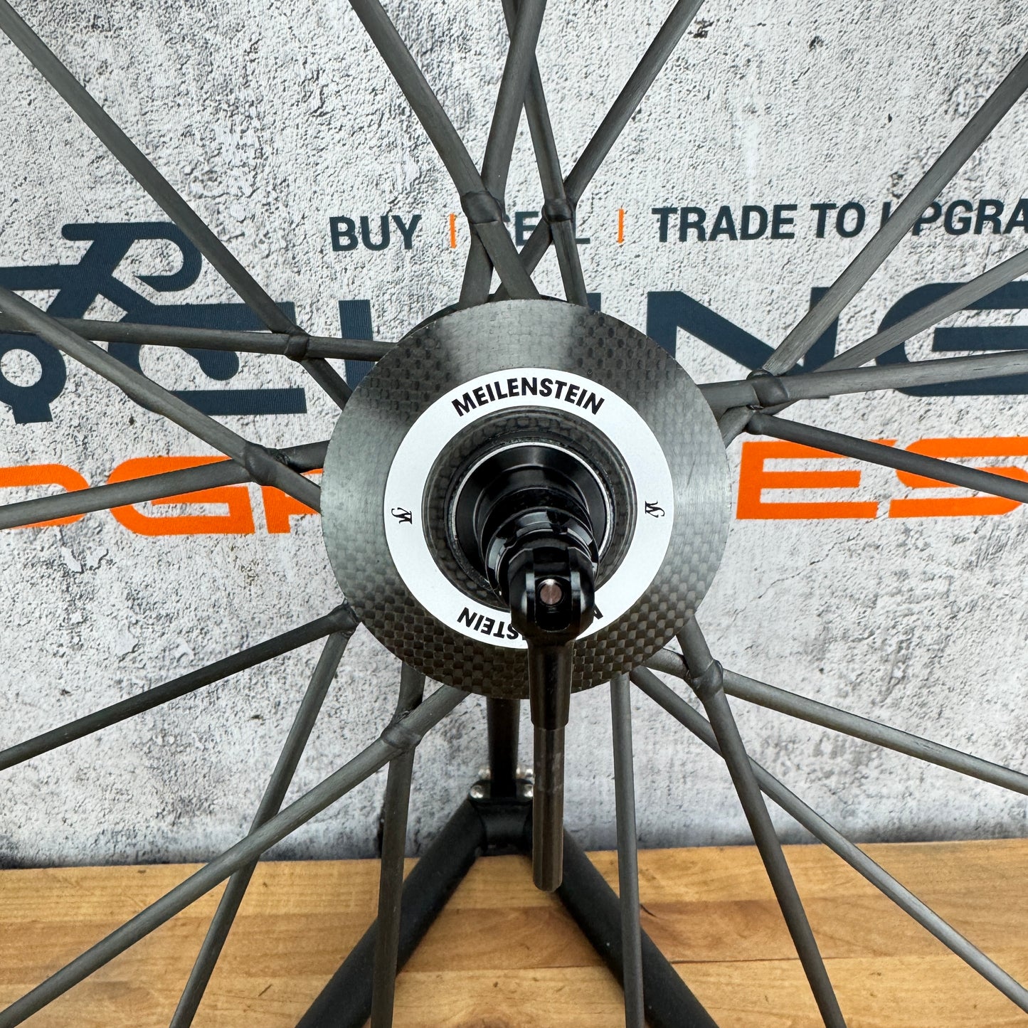 Lightweight Meilenstein 24E Carbon Clincher Rear Wheel 700c Rim Brake 738g