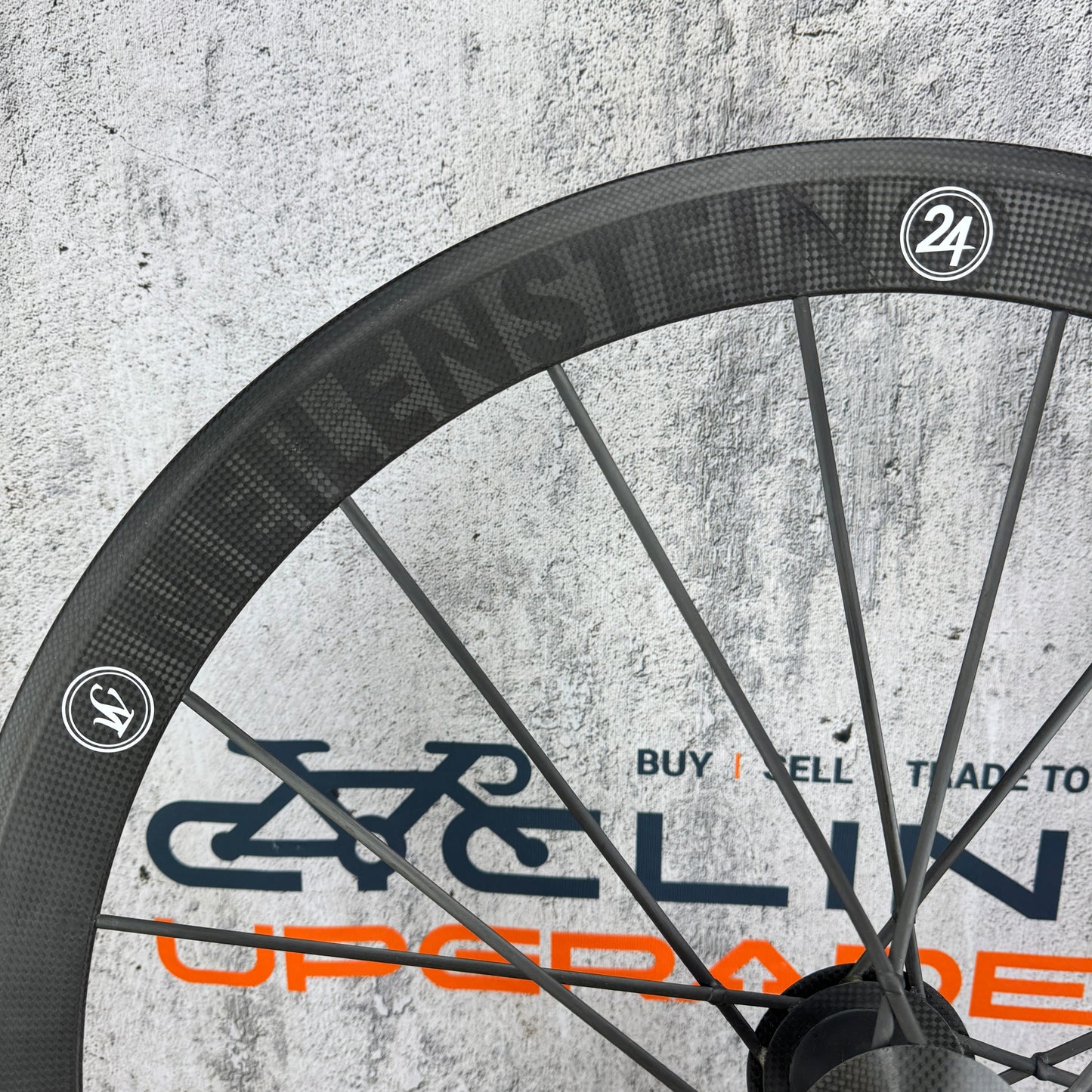 Lightweight Meilenstein 24E Carbon Clincher Rear Wheel 700c Rim Brake 738g