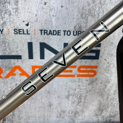 2002 Seven Cycles Odonata 51cm Rim Brake Carbon Titanium Frameset 700c 1671g